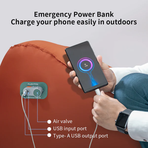 COZY LOUNGER- One-Key Automatic Inflatable Air Lounger Camping Tools