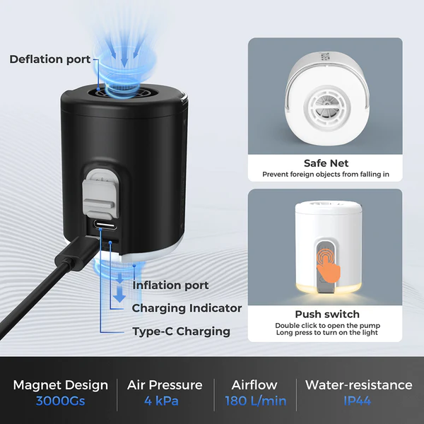 FLEXTAIL Tiny Pump 2X with Lampshade
