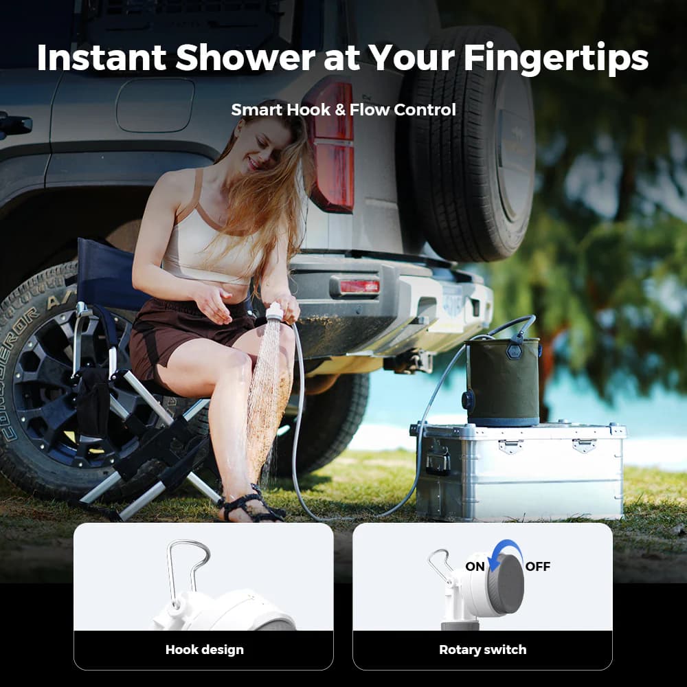 FLEXTAIL TINY SHOWER - World's Smallest Instant Portable Shower