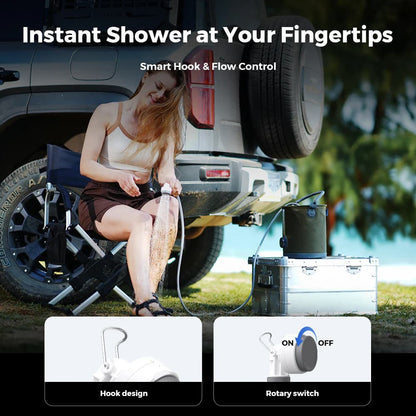 FLEXTAIL TINY SHOWER - World's Smallest Instant Portable Shower